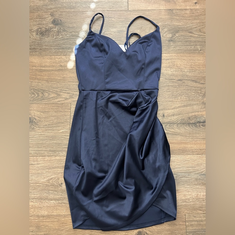 Windsor Strapless Midnight Blue Dress